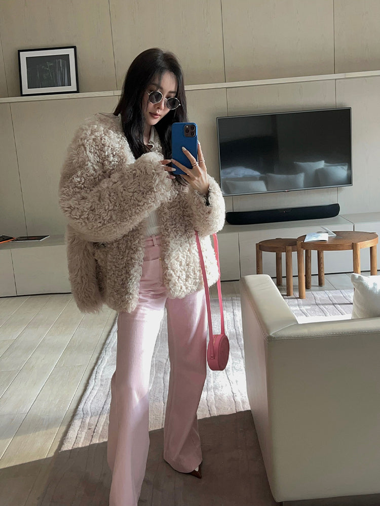 Wanderer Island Imported Tuscan Sheepskin Coat-1