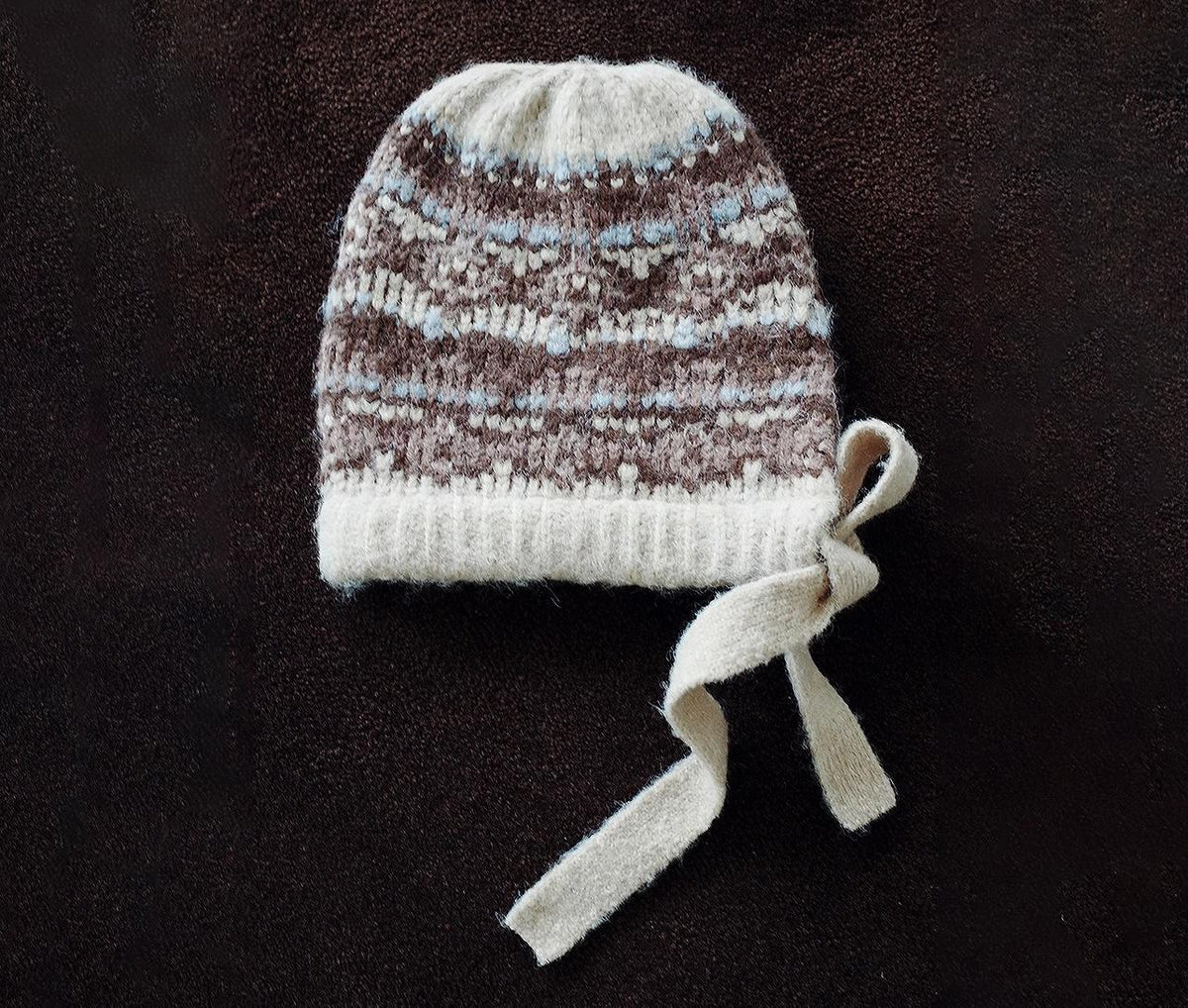 Autumn and winter jacquard knitted hat atmospheric woolen hat-2