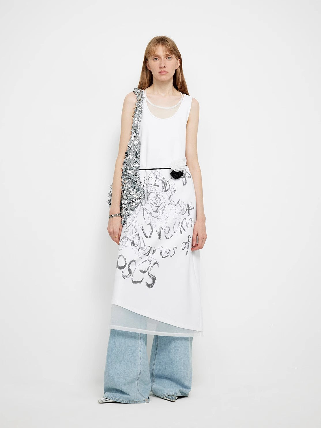 Alphabet Game Original Printed  Vest Dress-0