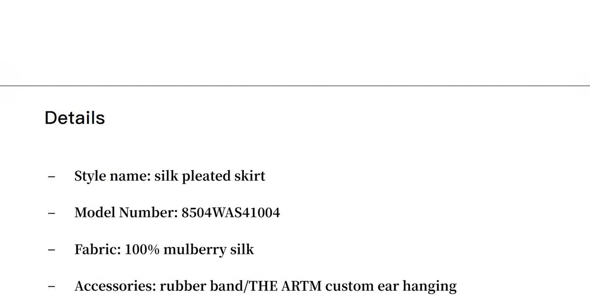 Mulberry silk custom pleated irregular hem skirt for women-3