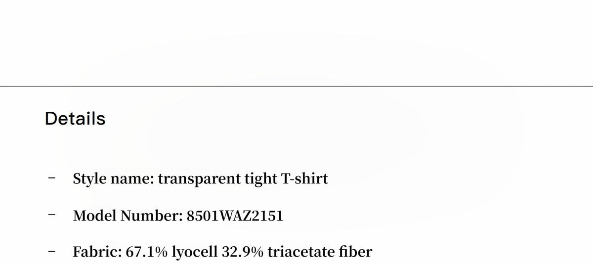 Transparent patchwork acetate Tencel temperament slim fit slim long sleeve T-shirt for women-3