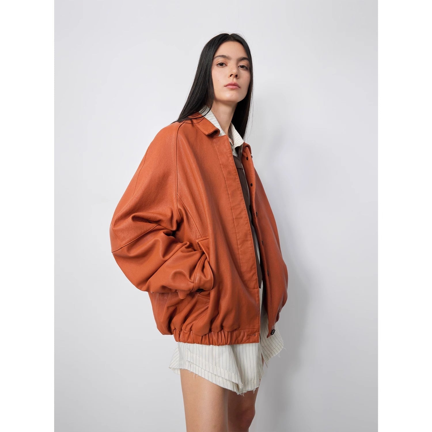 "Sydney Reincarnation" Heavy Wash Waxed Jacket Genuine Leather Outerwear-1