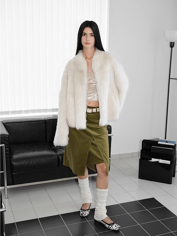 Practical Wearism Casual Urban Drop Shoulder Stand Collar Tuscan Sheepskin-3
