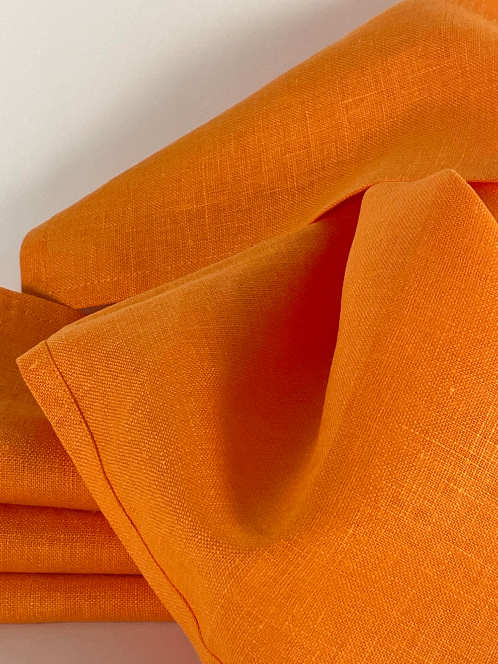 Orange Linen Napkin Set-1