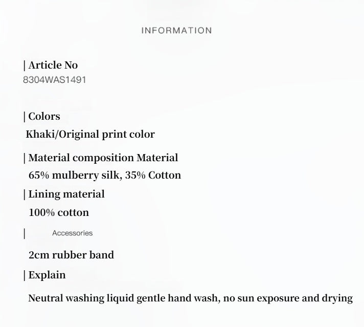 "Above the Flying Clouds" Heavy High-density Silk Luxury High-end Skirt for Women-3