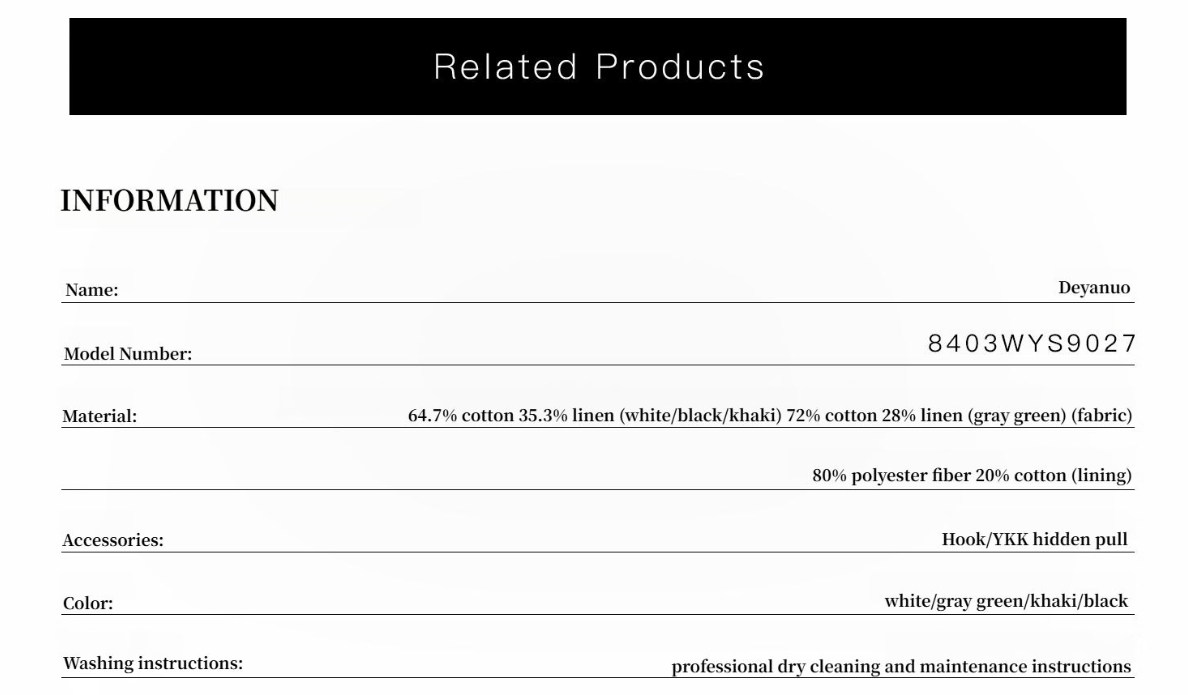 "Deyanuo" hemp three-dimensional hourglass sleeveless round neck loose slim dress for women-3