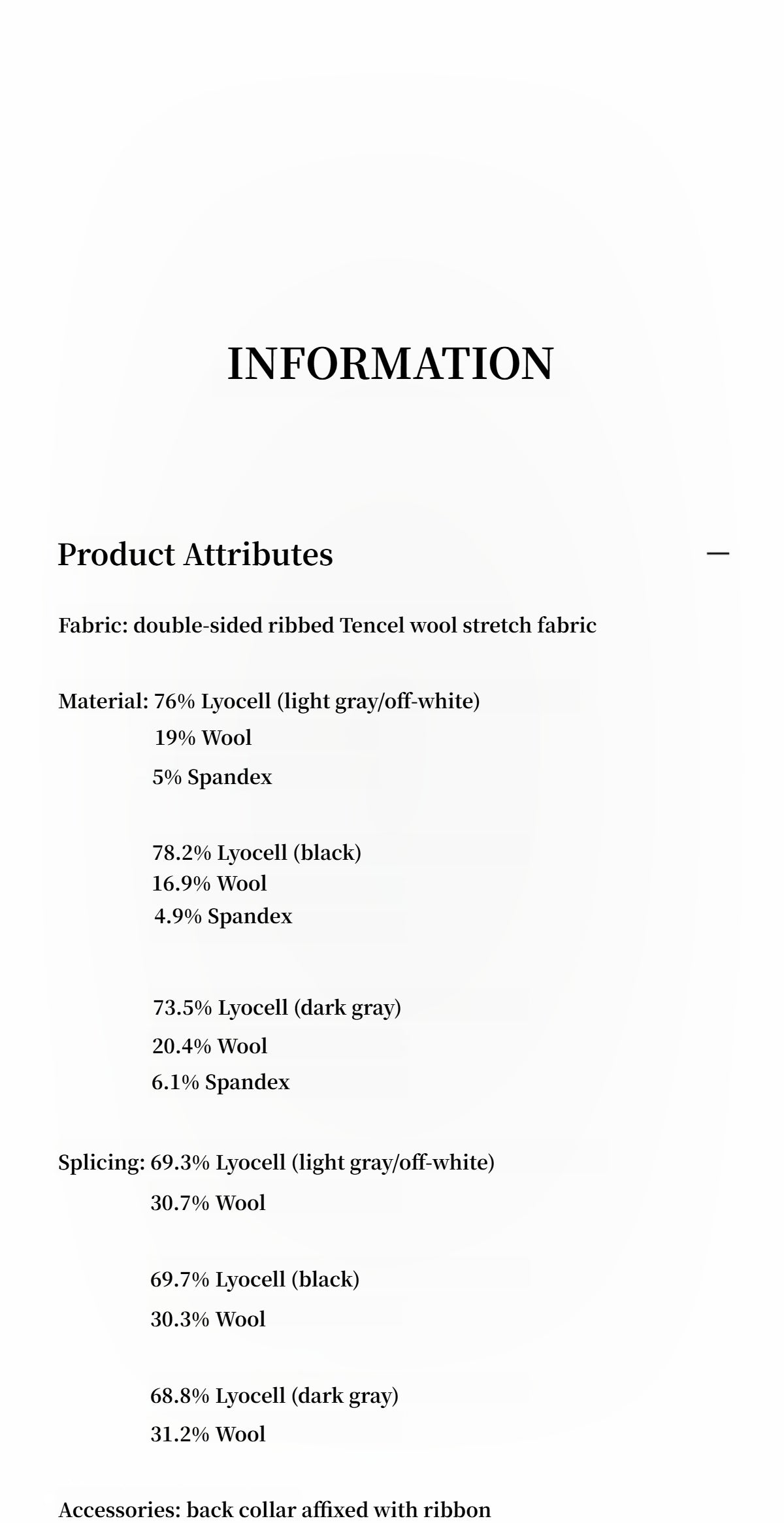 "Modern Tricks" personalized layered Tencel wool fake two-piece splicing one-shoulder versatile knitted top-3