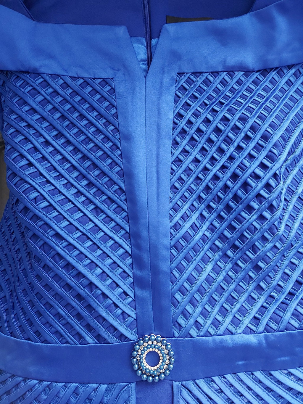 Delicate-weave mother of the bride skirt suit-3