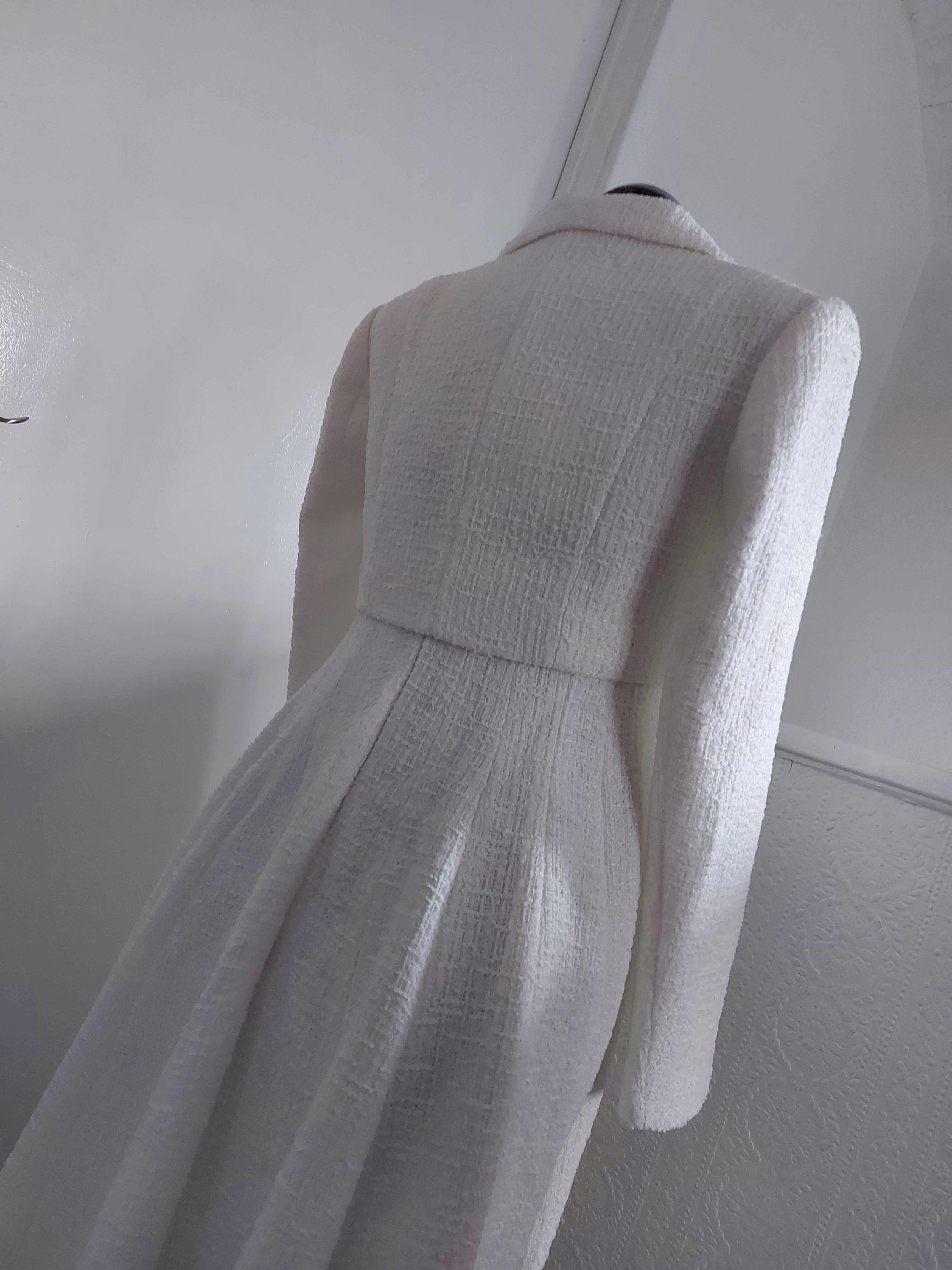 The pleated swing bridal retro dress suit-4