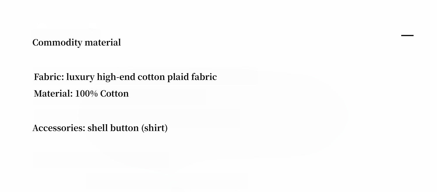 "Tea Grid" high-quality high-count cotton loose retro plaid shirt-2