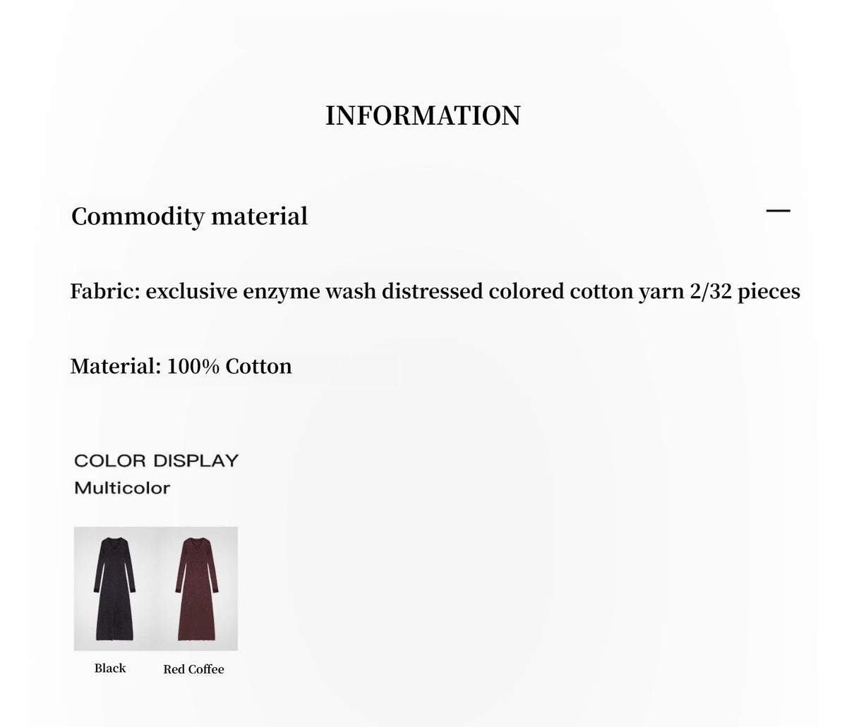 "Kalle Morning" fashionable fermented washed distressed raw edge V-neck waist dress for women-3