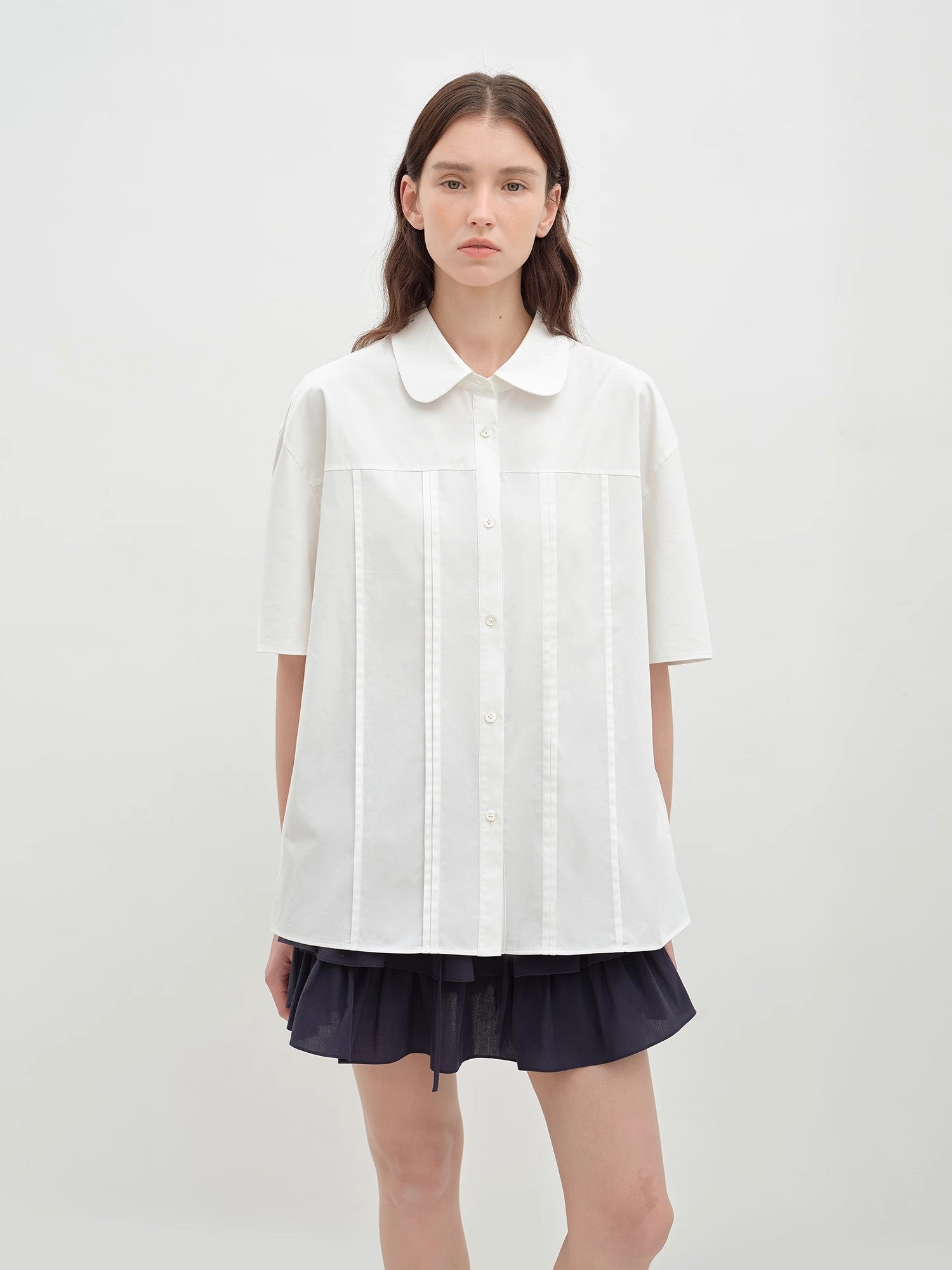 "Sea Salt & Sugar" cotton short-sleeved shirt-1