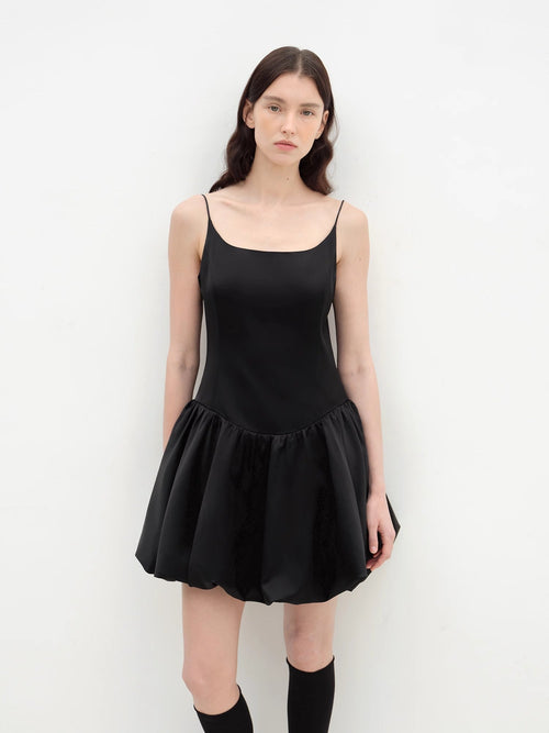 "Ballet" Acetate Satin Luxury Slip Dress-1