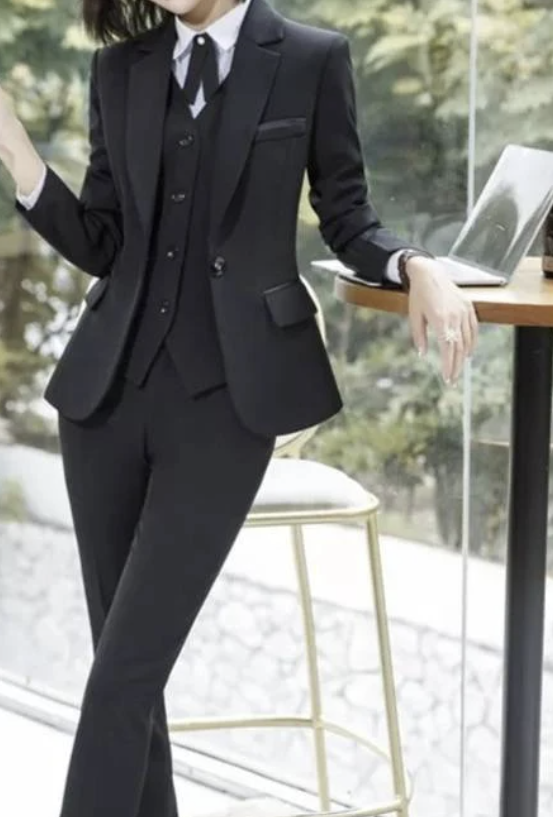 The black edit 3-piece pantsuit-2
