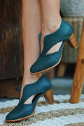 Spirit Walker Leather Heel Booties-0