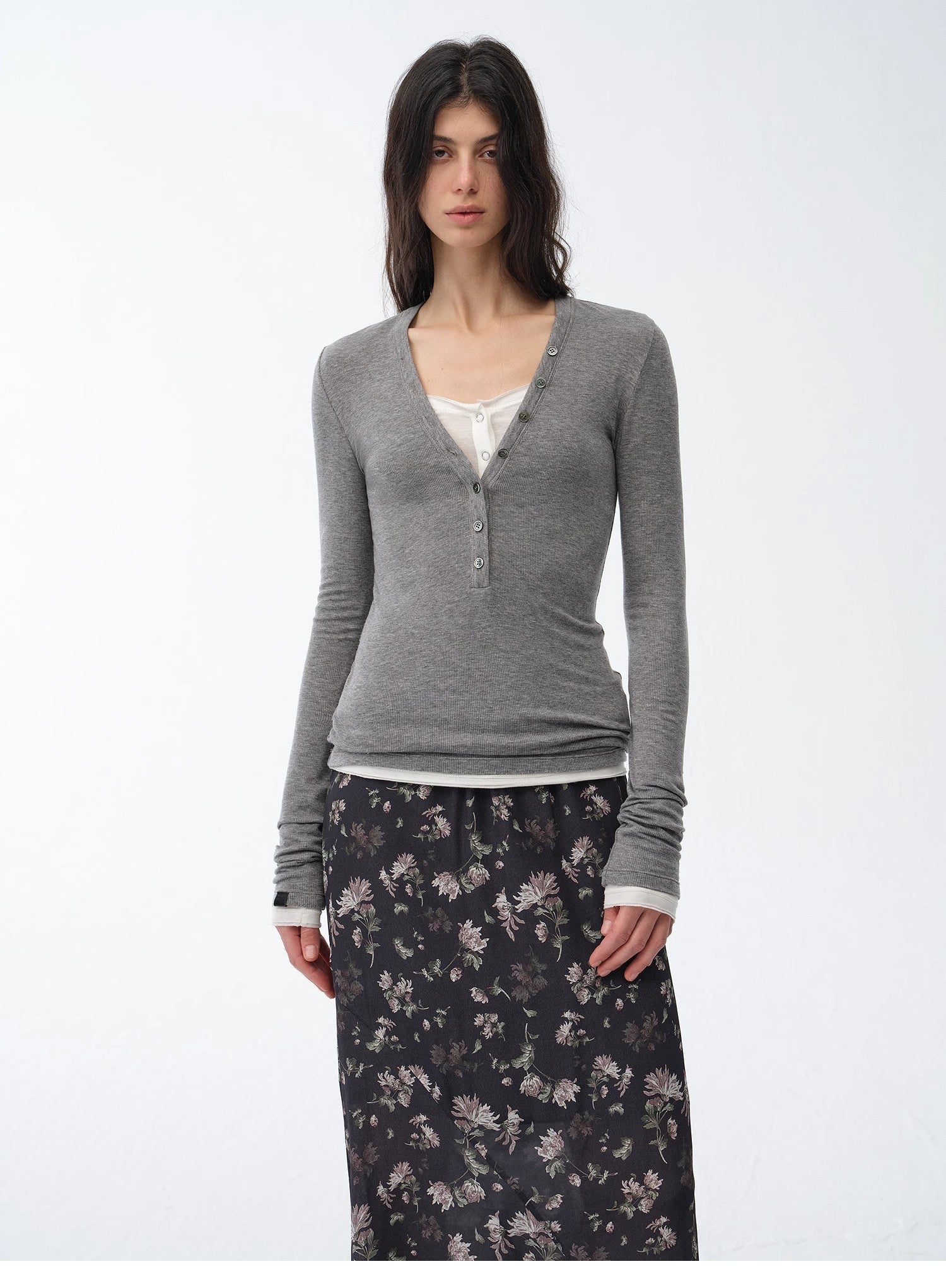 "Pure Fashion" Slim Fit Tencel Wool Sweater-0