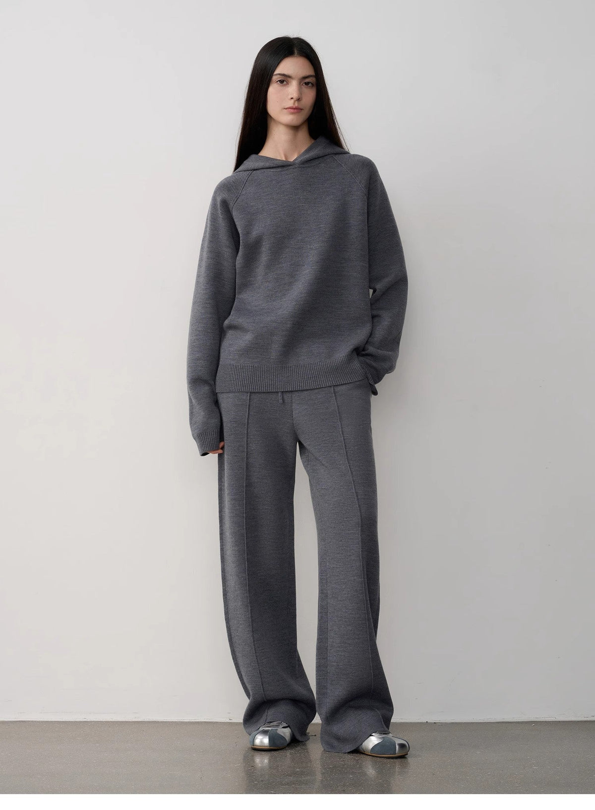 "Urban One" Wool Hooded Knit Outfit-13