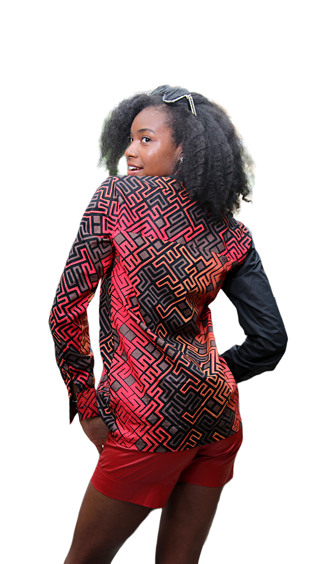 African Fashion Angela Ankara Shirt-0