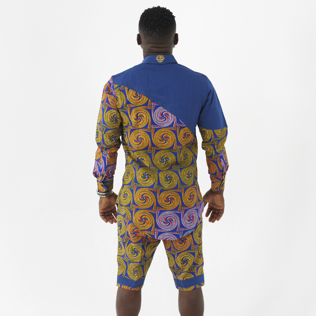 African Fashion Shirt & Top | Orion Ankara Print-4