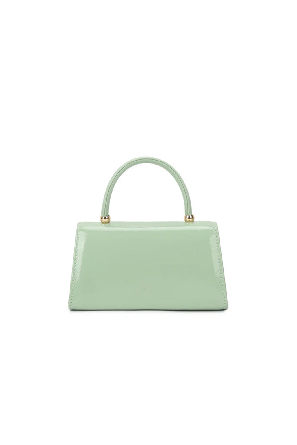 Mint Top Handle Small Handbag with Chain-2