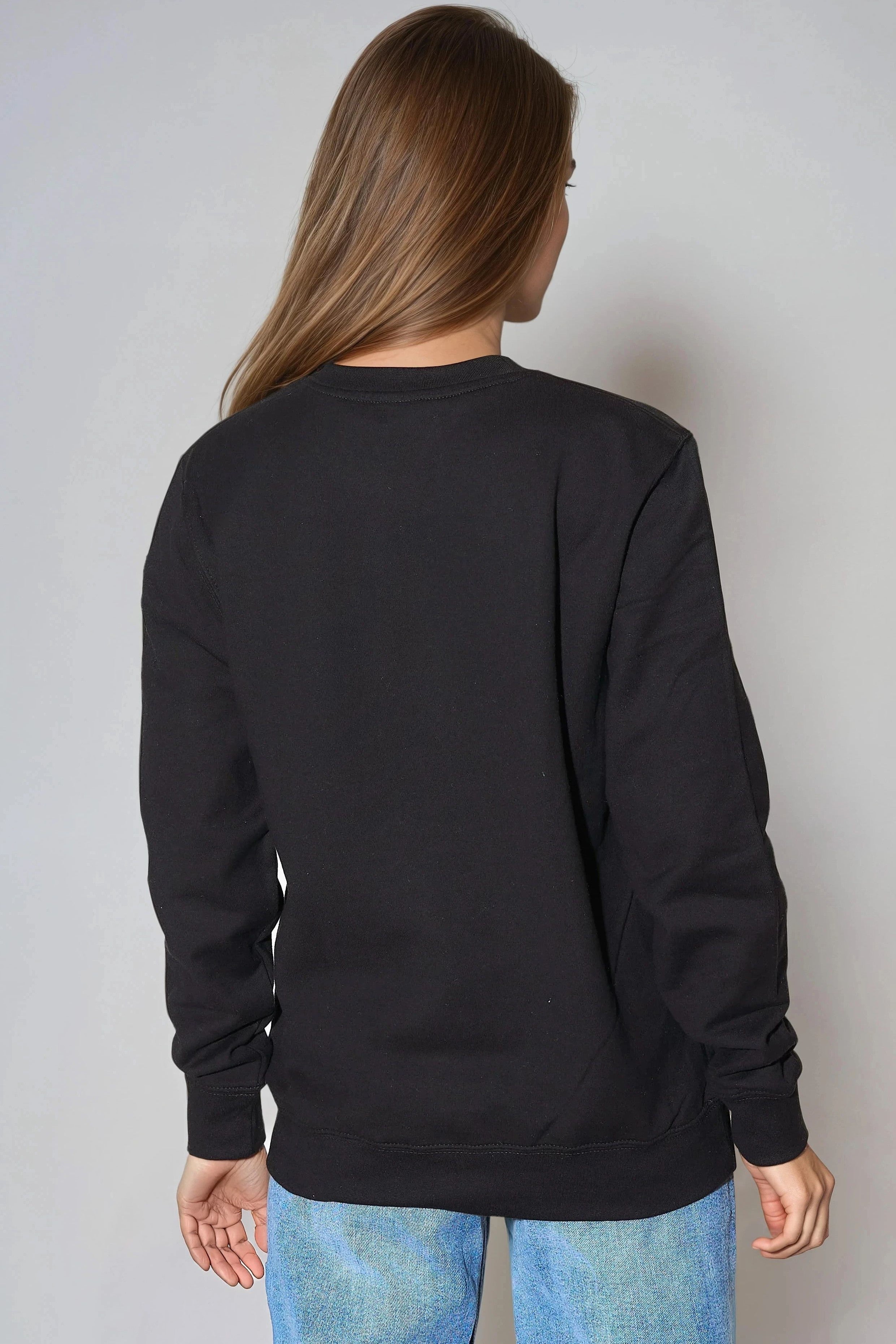Black Amour Leopard Print Sweatshirt-2