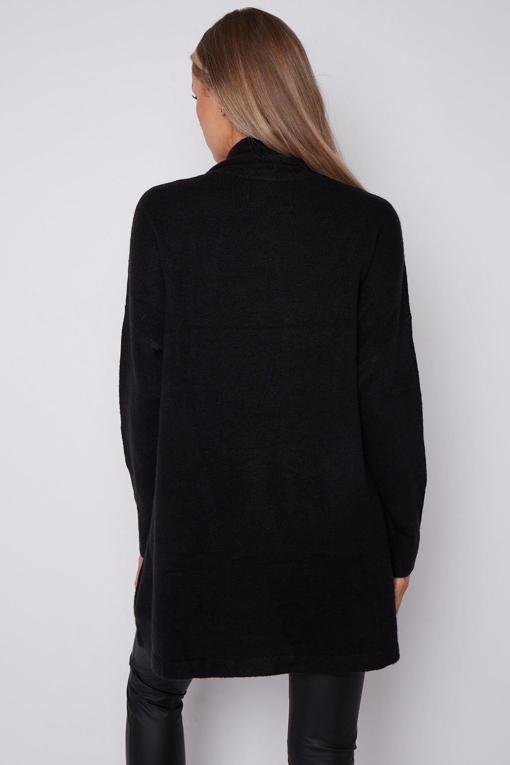 Black Fringed Tassel Cardigan-3