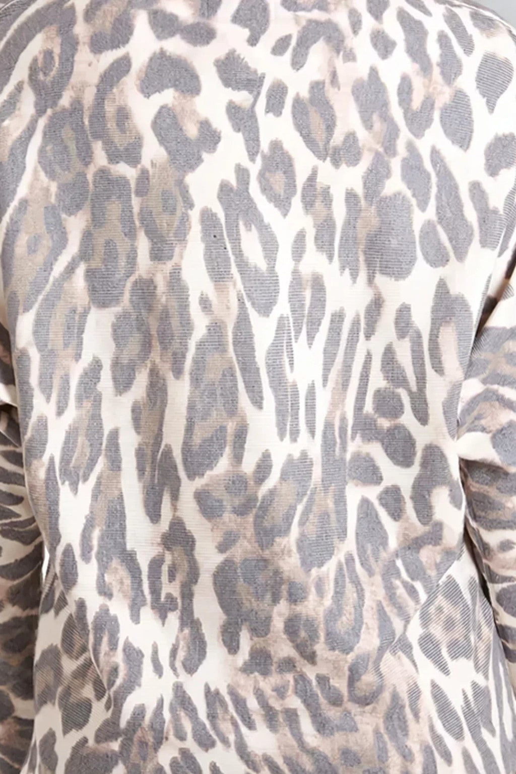 Stone Leopard Fine Knit Jumper-3