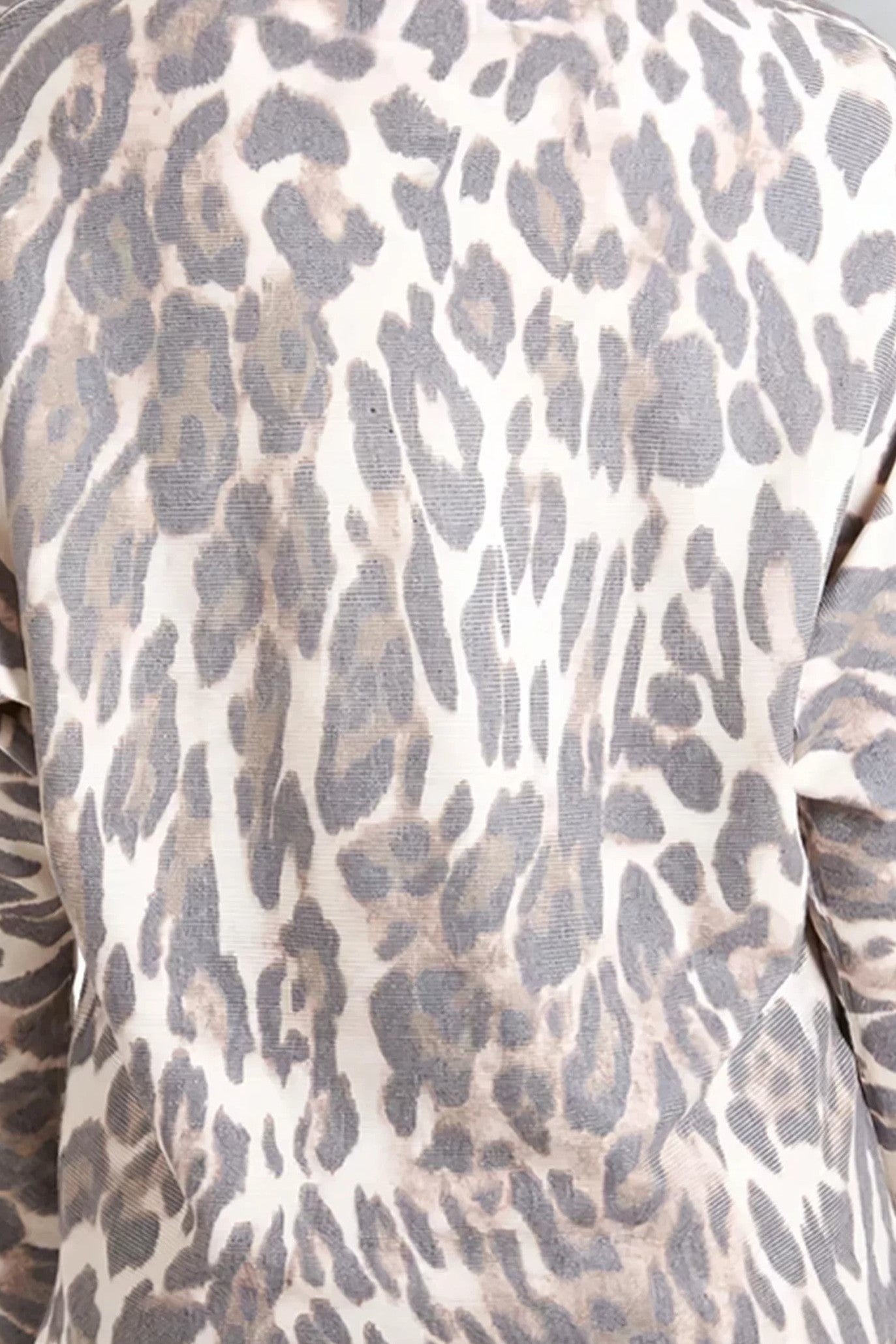 Stone Leopard Fine Knit Jumper-3