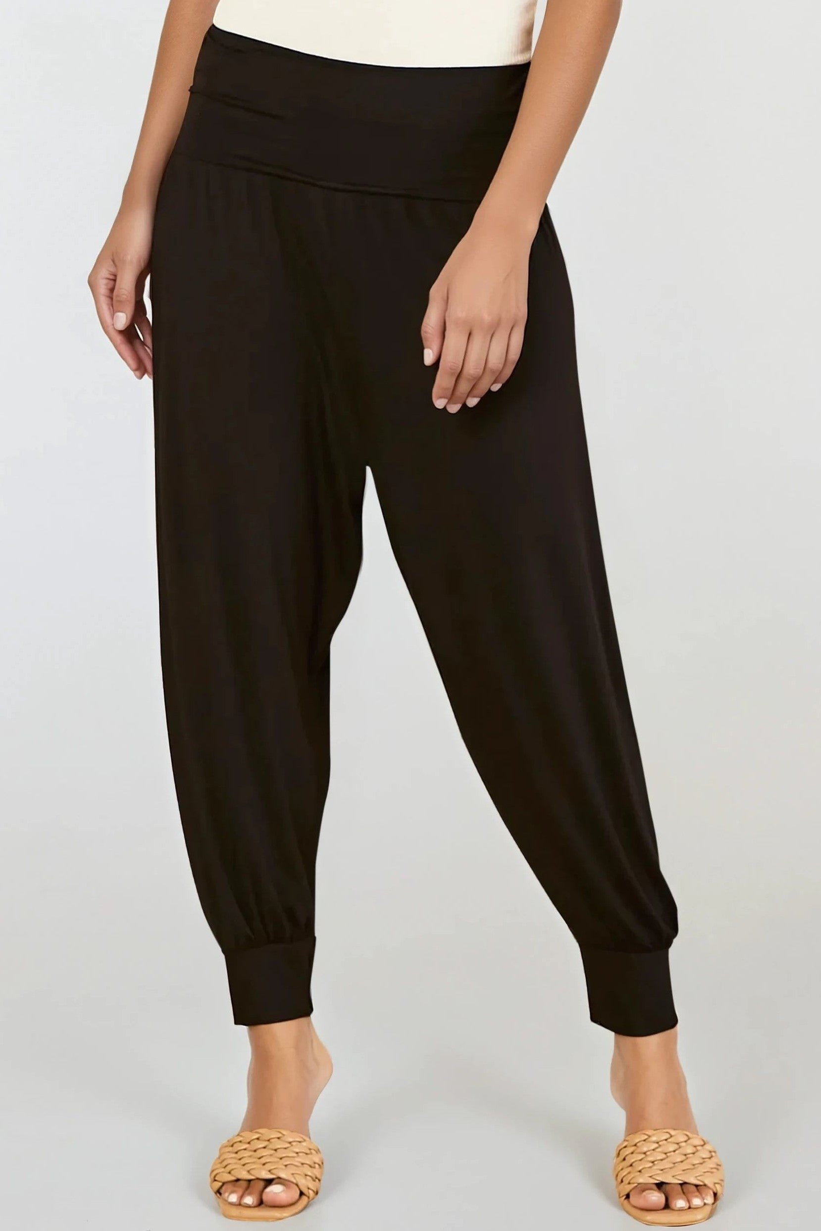 Black Harem Pants-1
