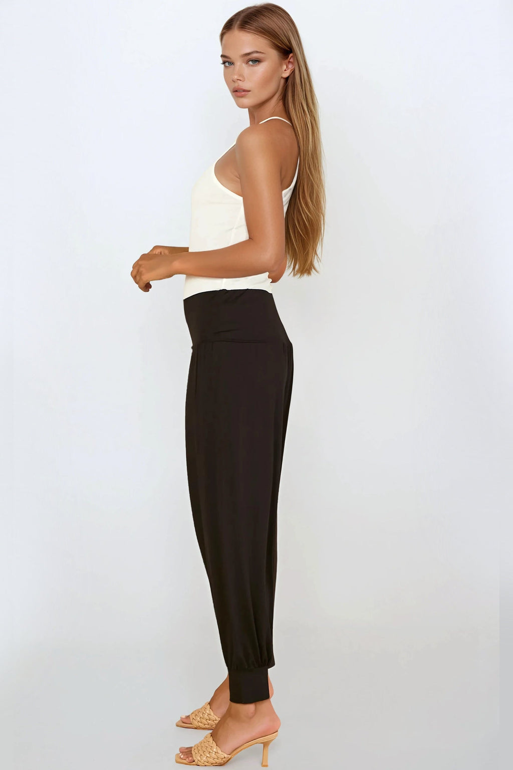 Black Harem Pants-2