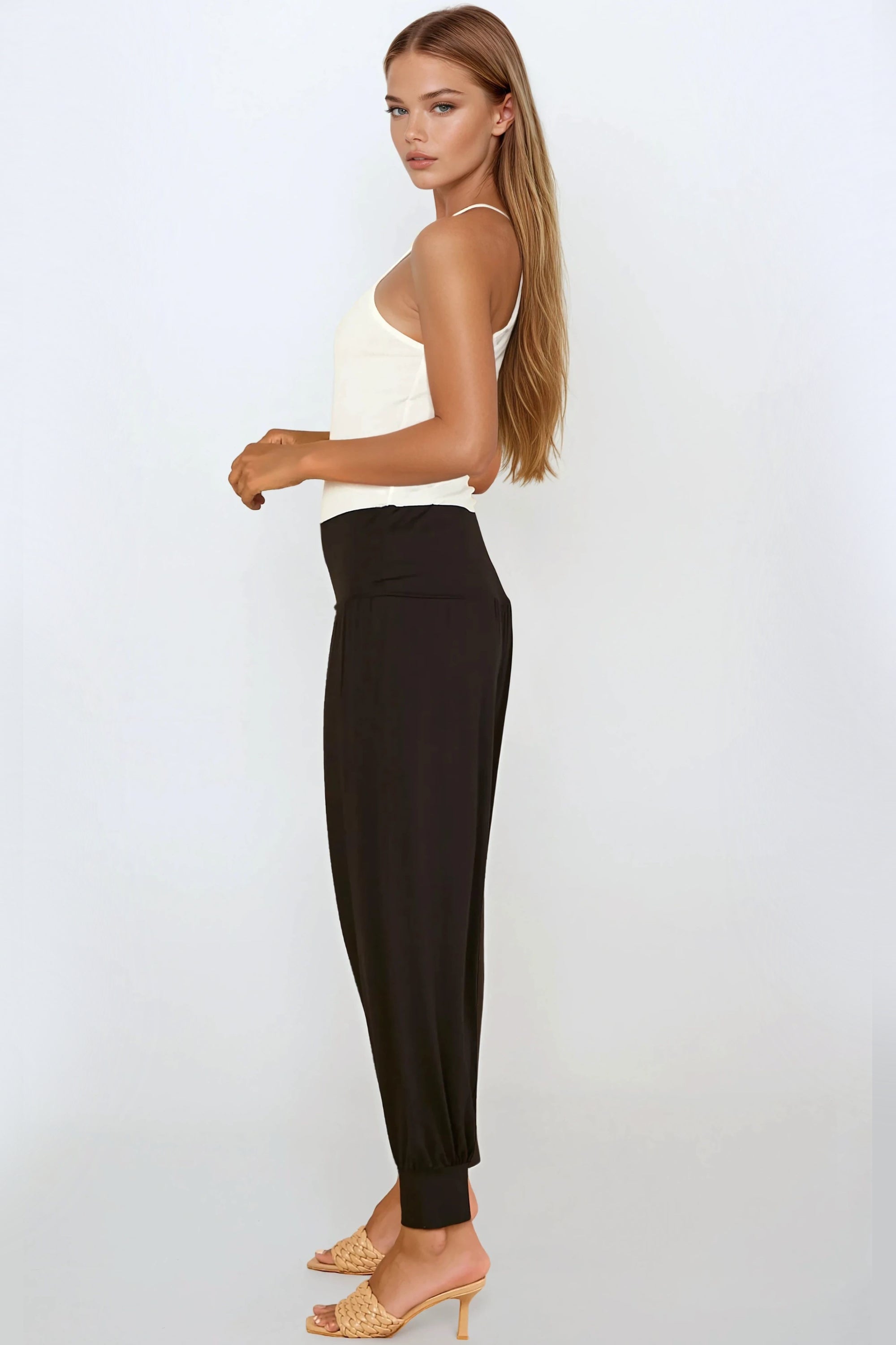 Black Harem Pants-2
