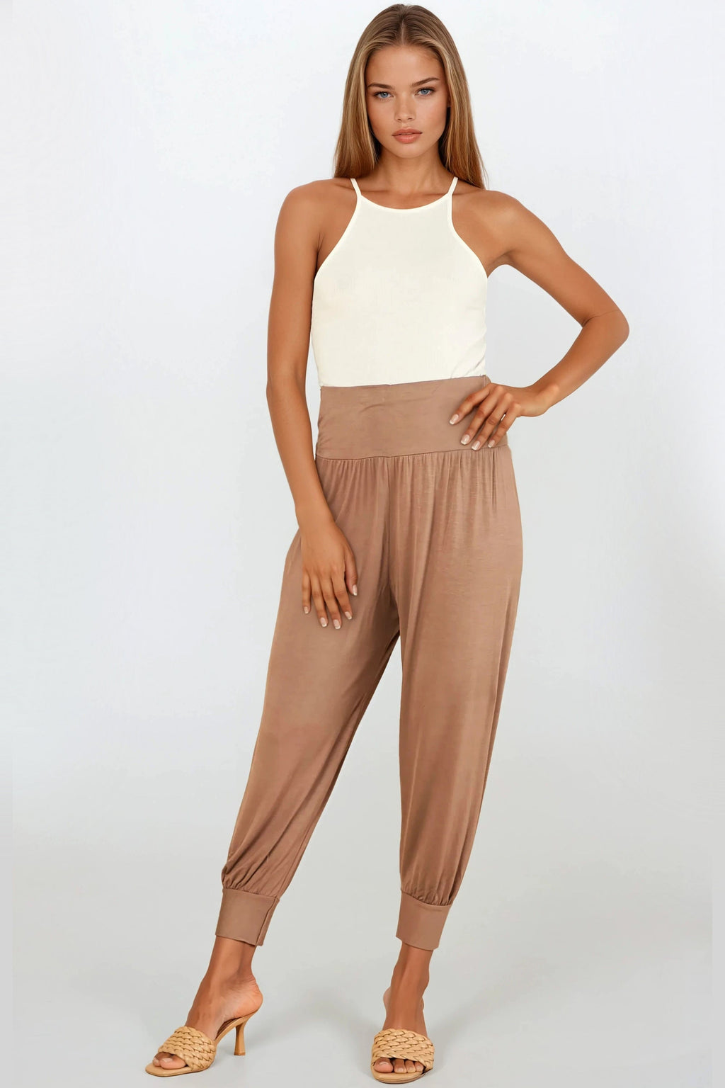 Mocha Harem Pants-0
