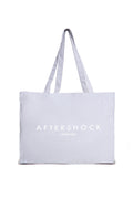 Silver Grey Logo Canvas Tote Bag-0