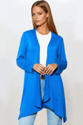 Royal Blue Waterfall Cardigan-0