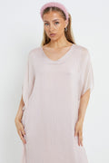 Baby Pink Statement Pearl Headband-0
