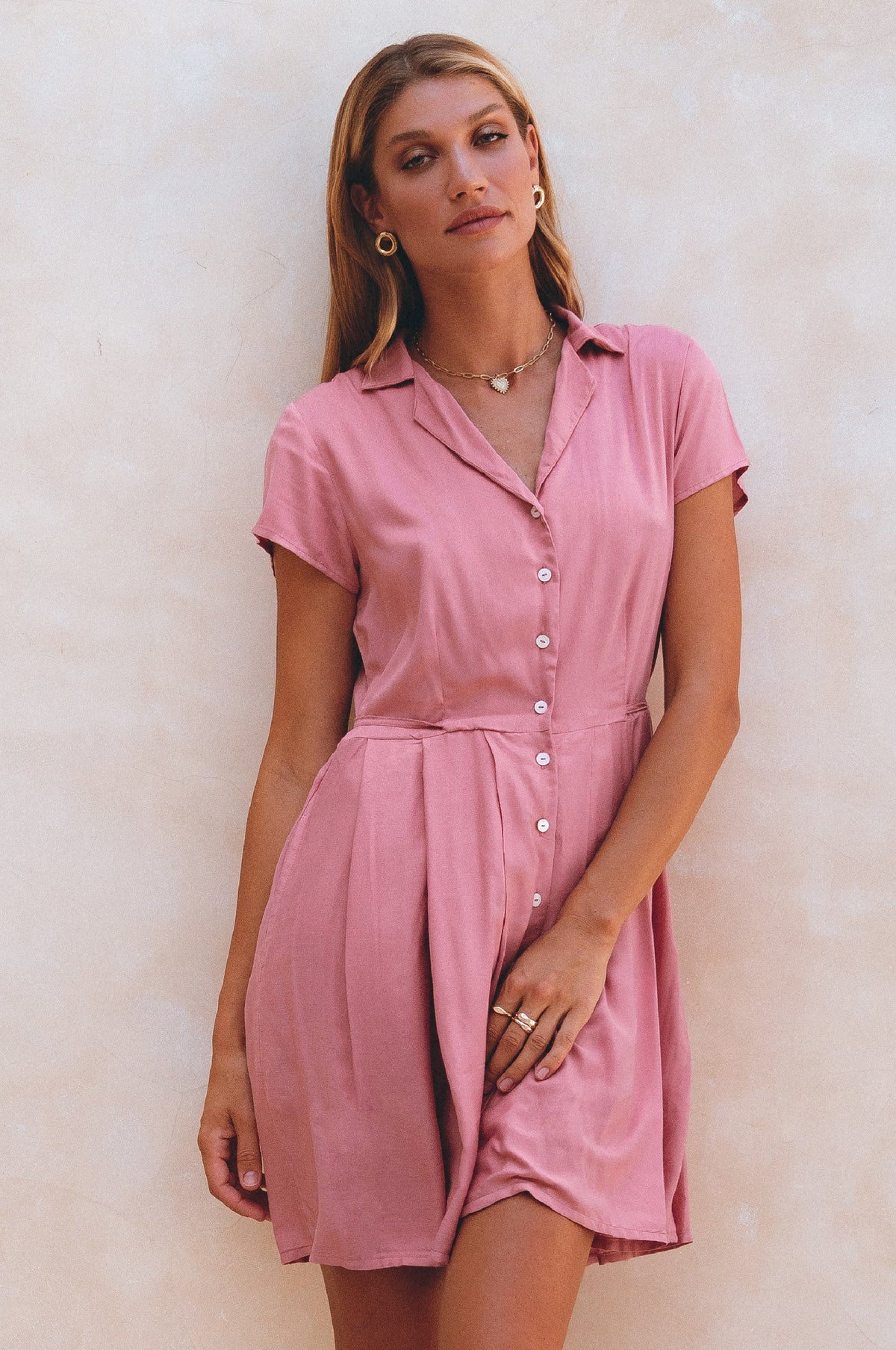 Agnes Shirt Dress (Sale)-3