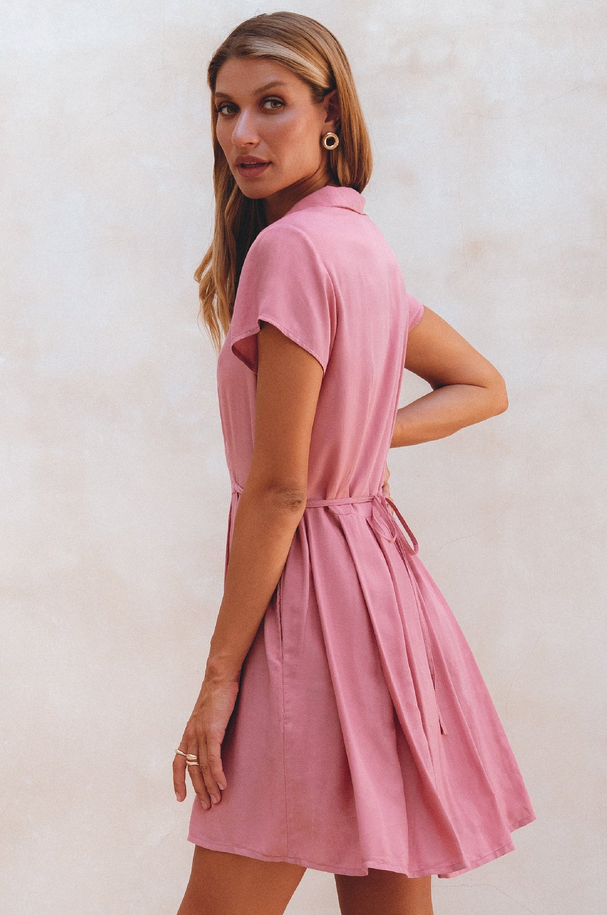 Agnes Shirt Dress (Sale)-4