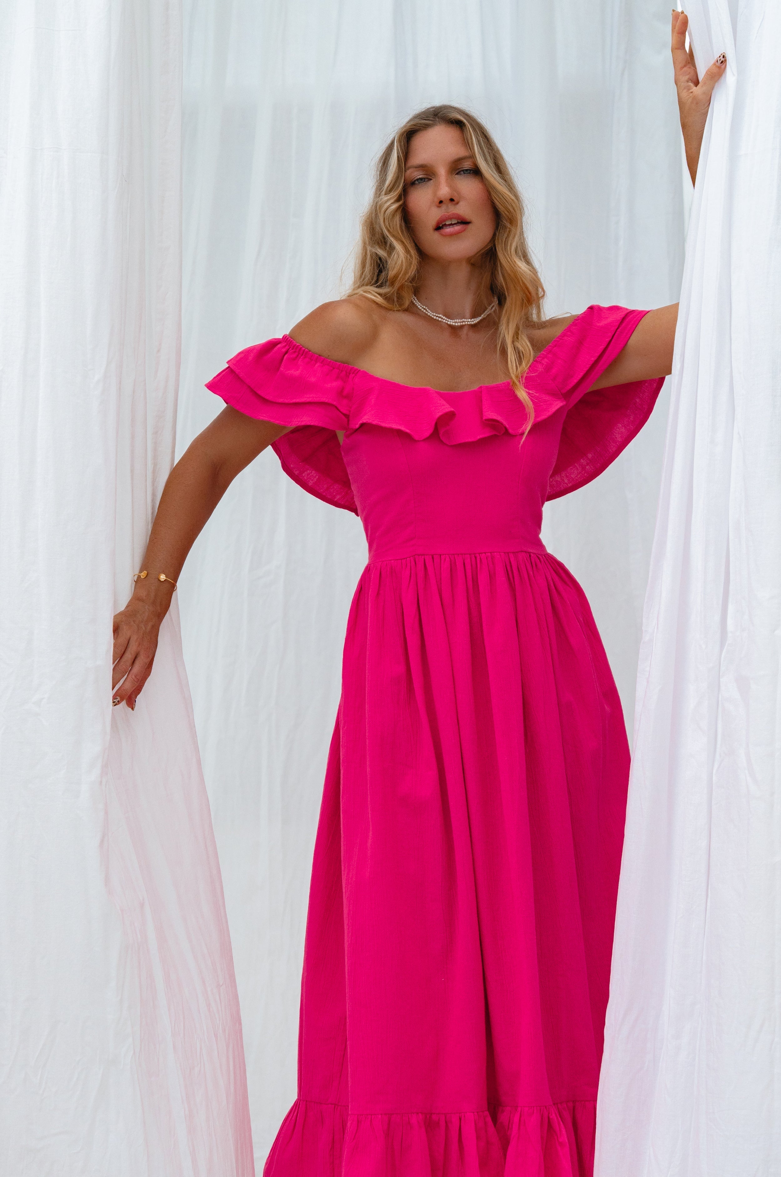 Alethea Summer Midi Dress-2