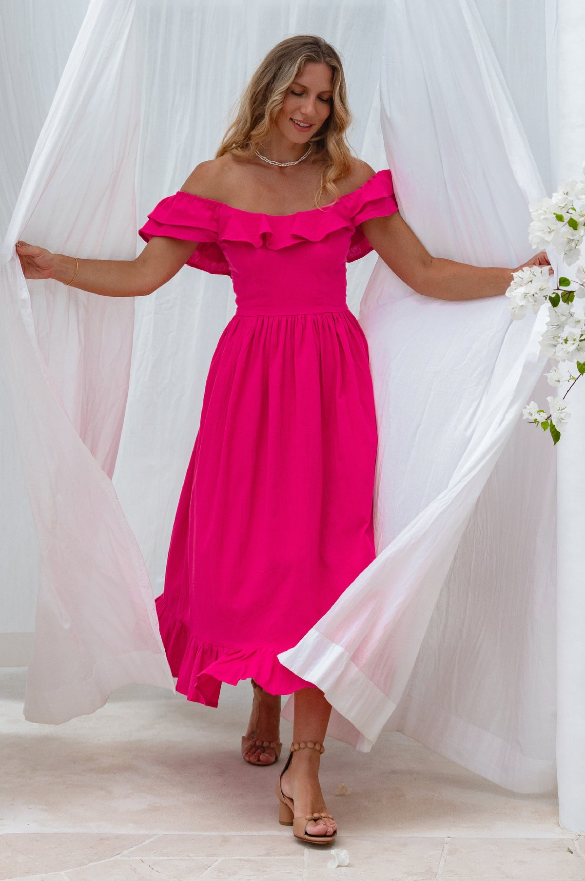 Alethea Summer Midi Dress-0