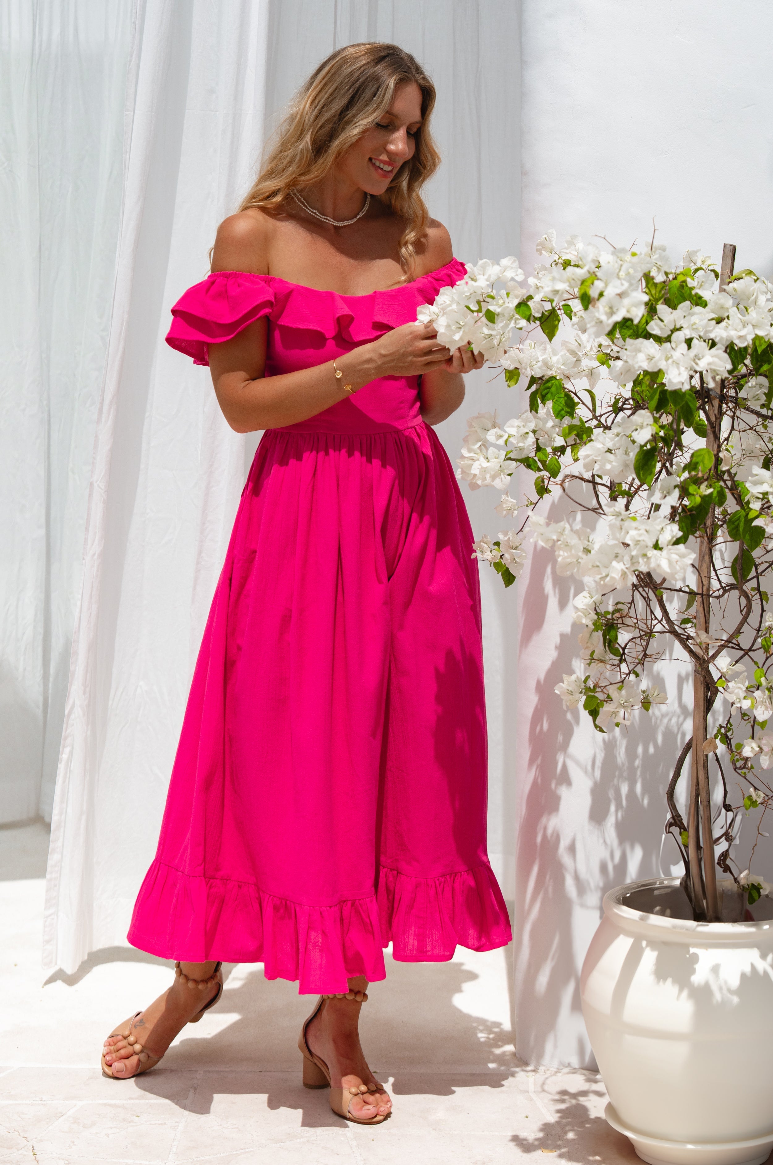 Alethea Summer Midi Dress-1