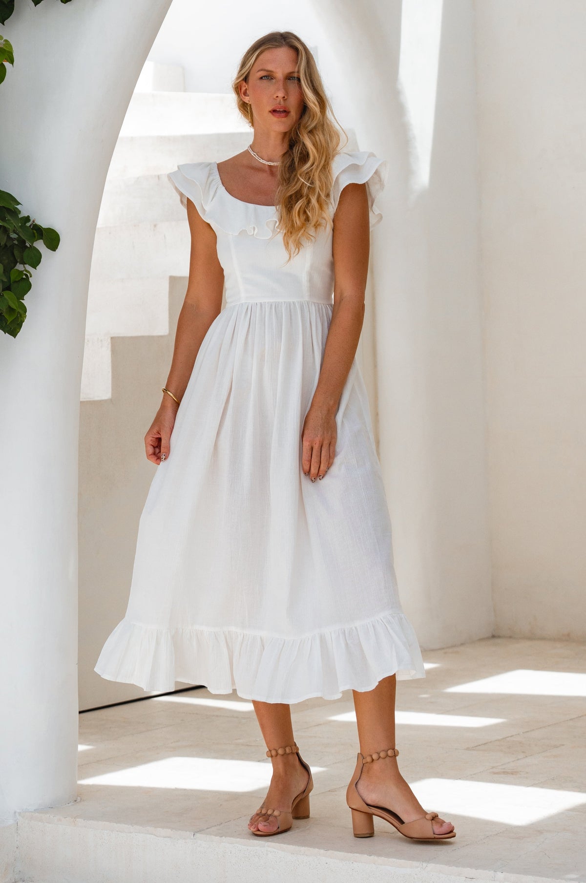 Alethea Summer Midi Dress-1
