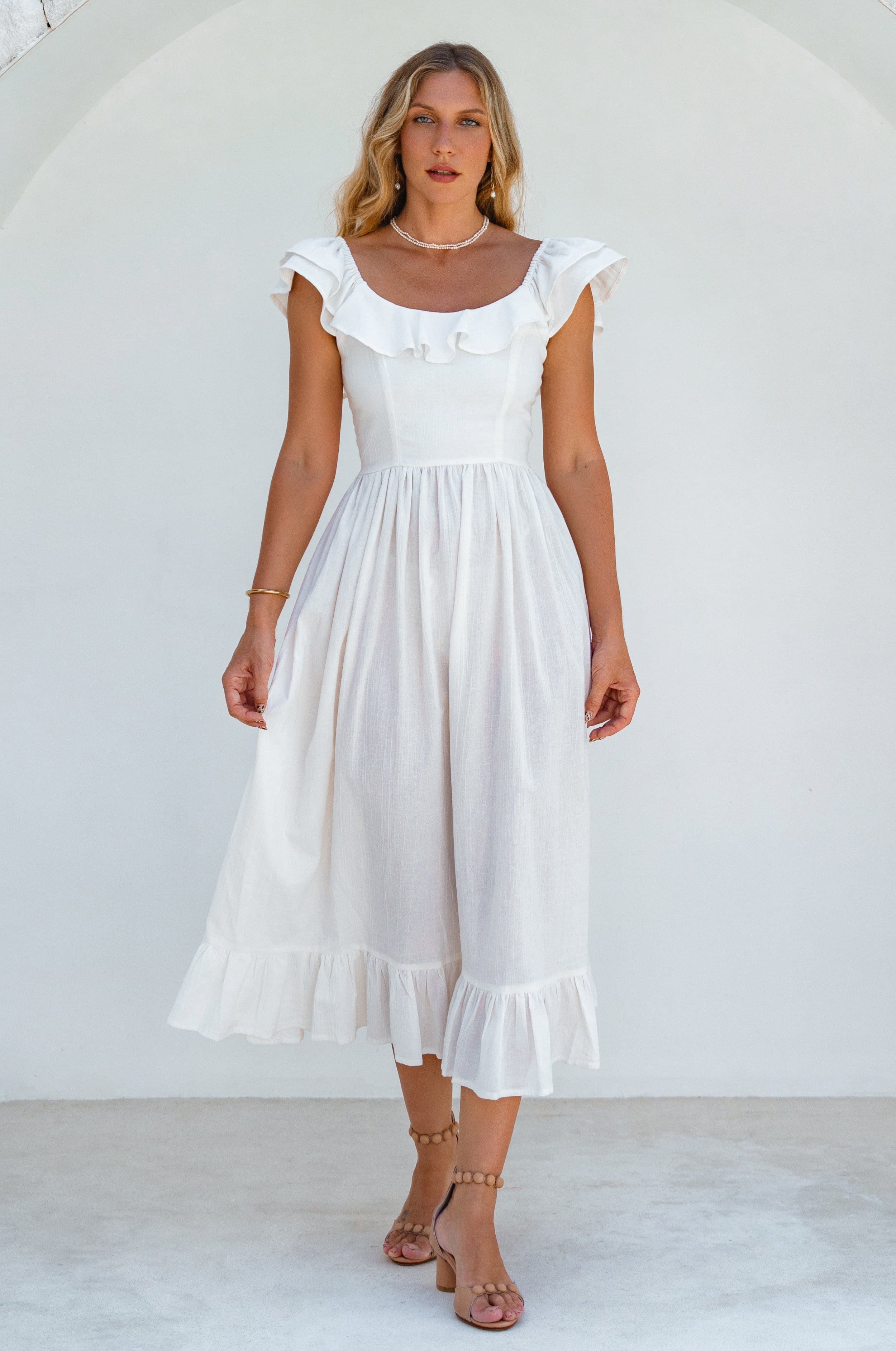 Alethea Summer Midi Dress-6