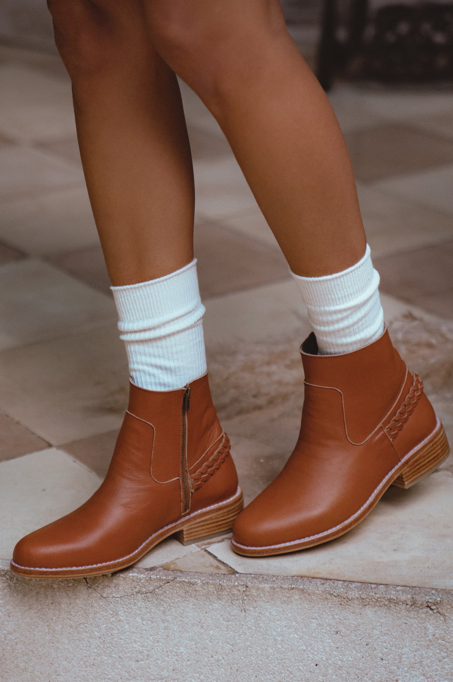 Alexa Chelsea Ankle Leather Boots-0