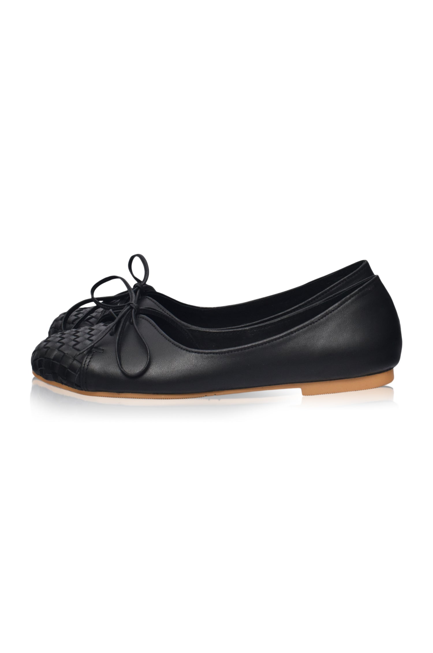 Alexandra Woven Leather Flats-6