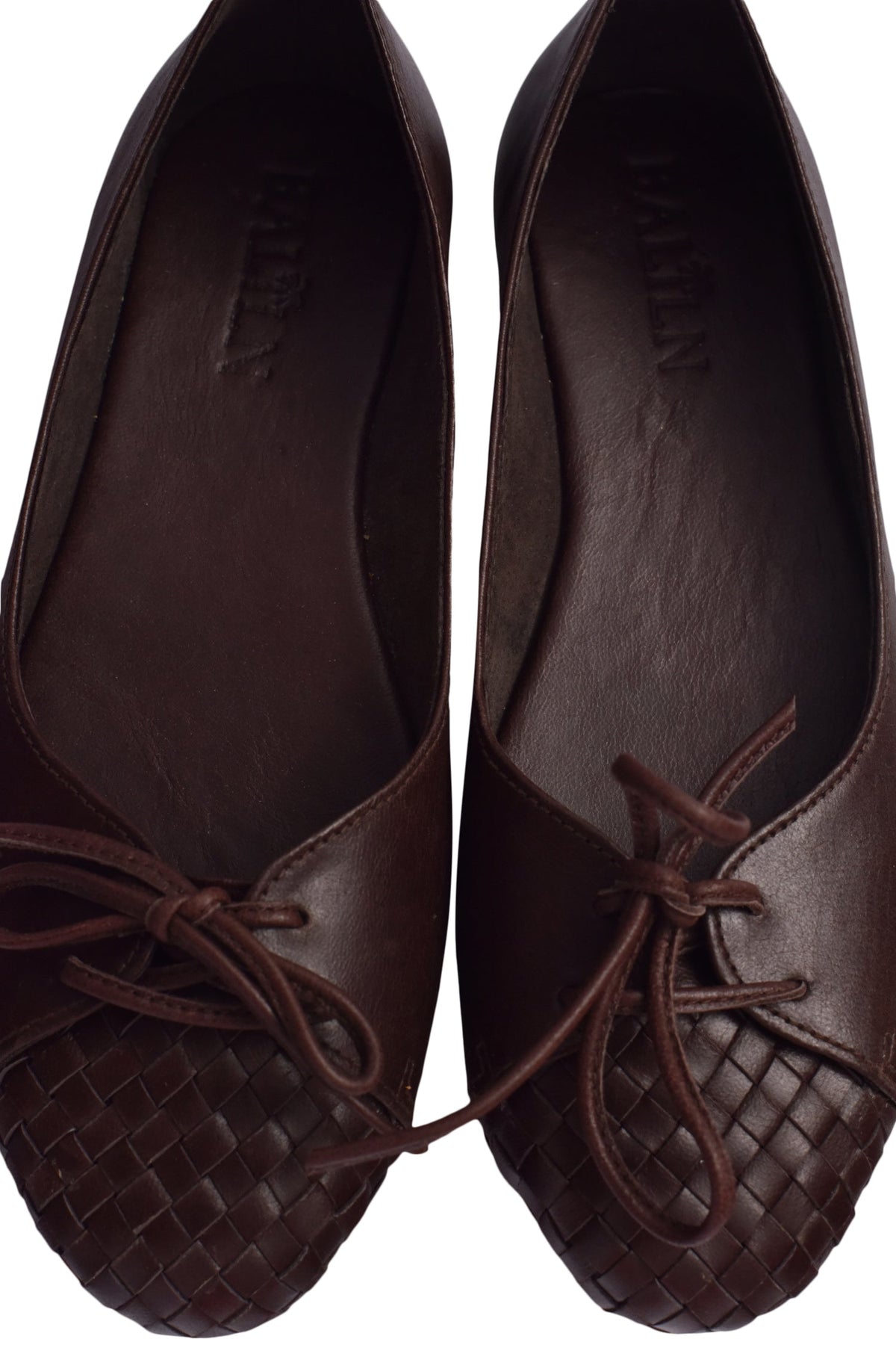 Alexandra Woven Leather Flats-4