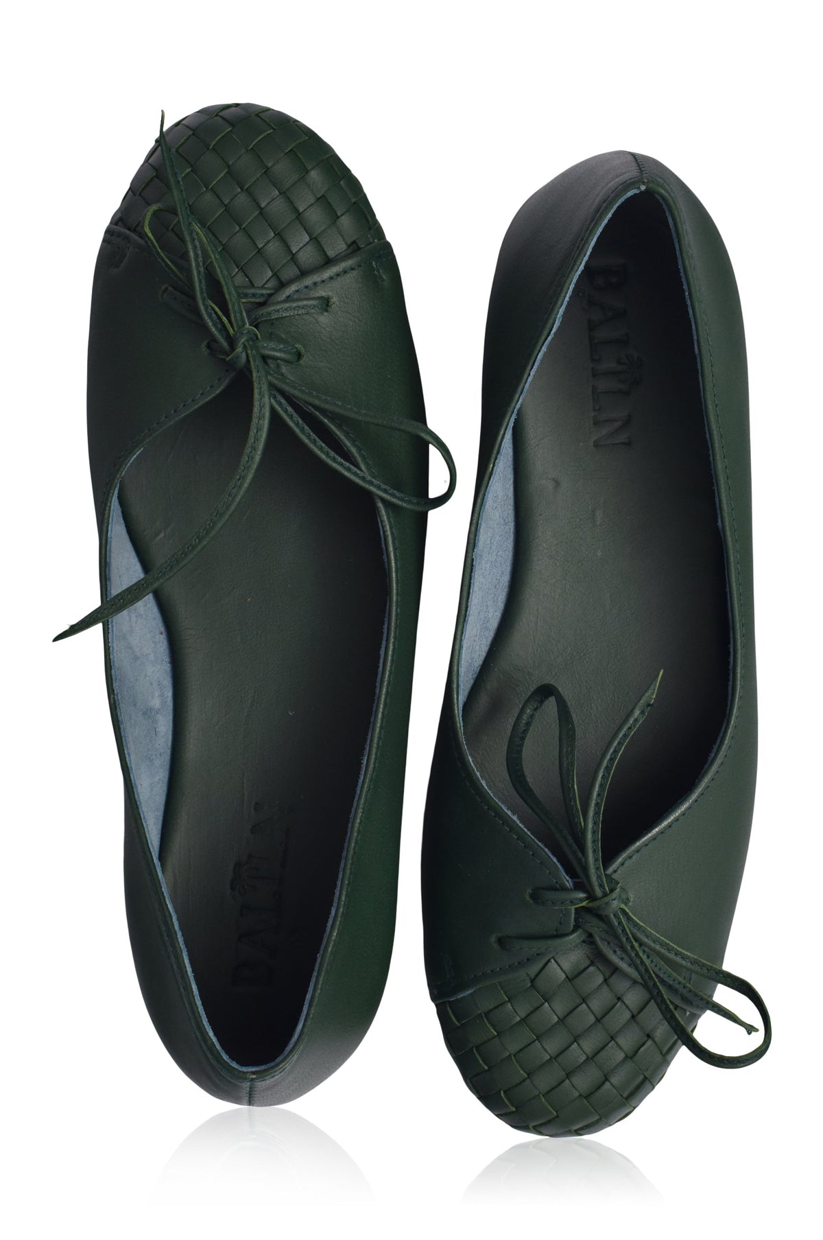 Alexandra Woven Leather Flats-6