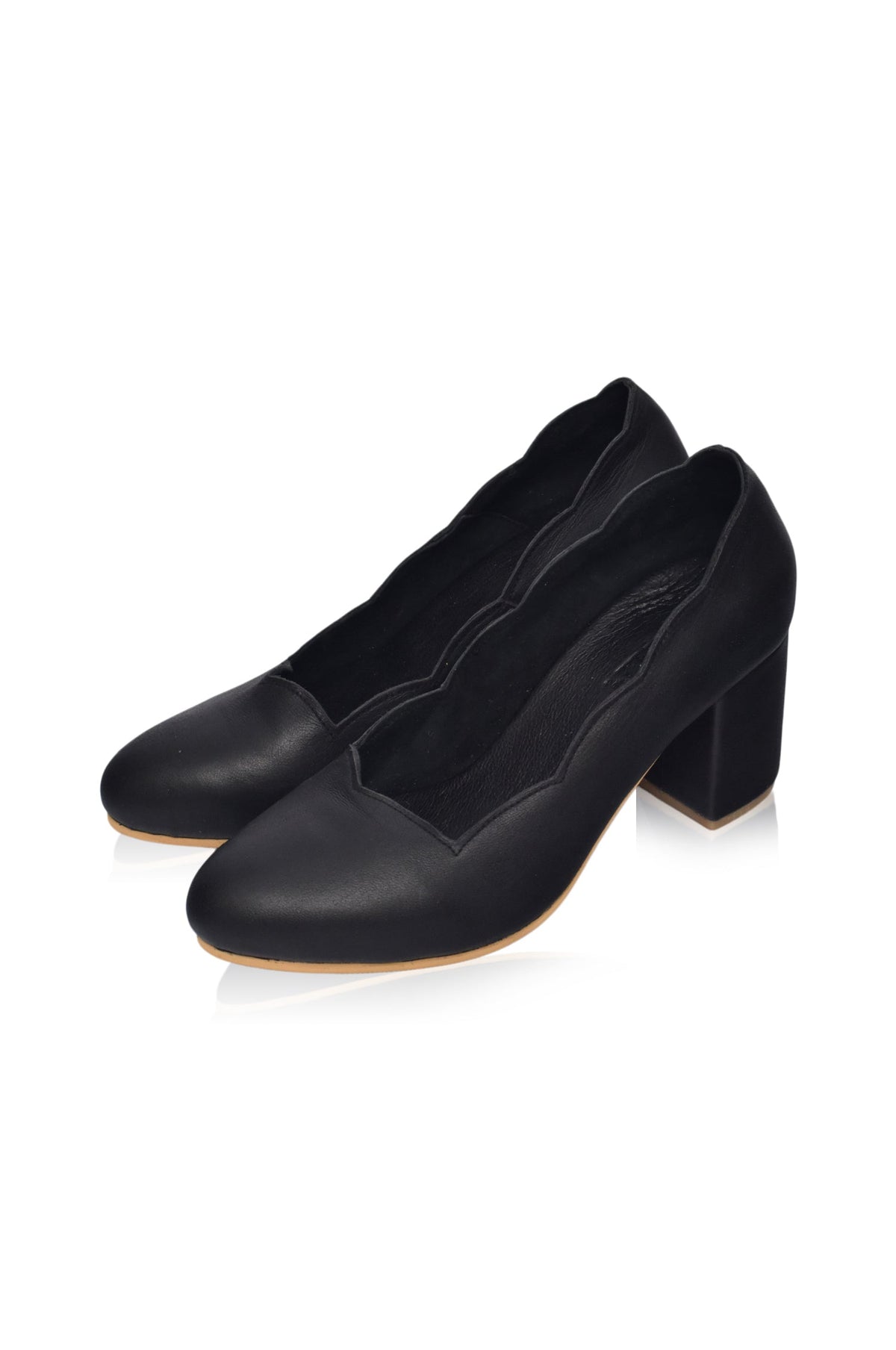 Alia Classic Leather Heels-6