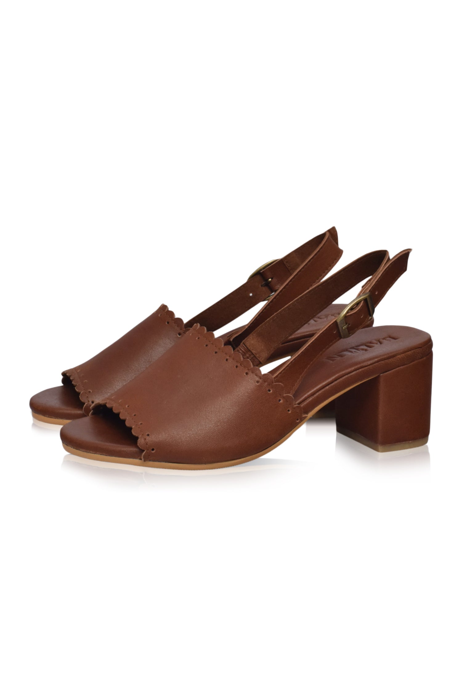 Amber Low Heel Sandals (Sz. 4)-2