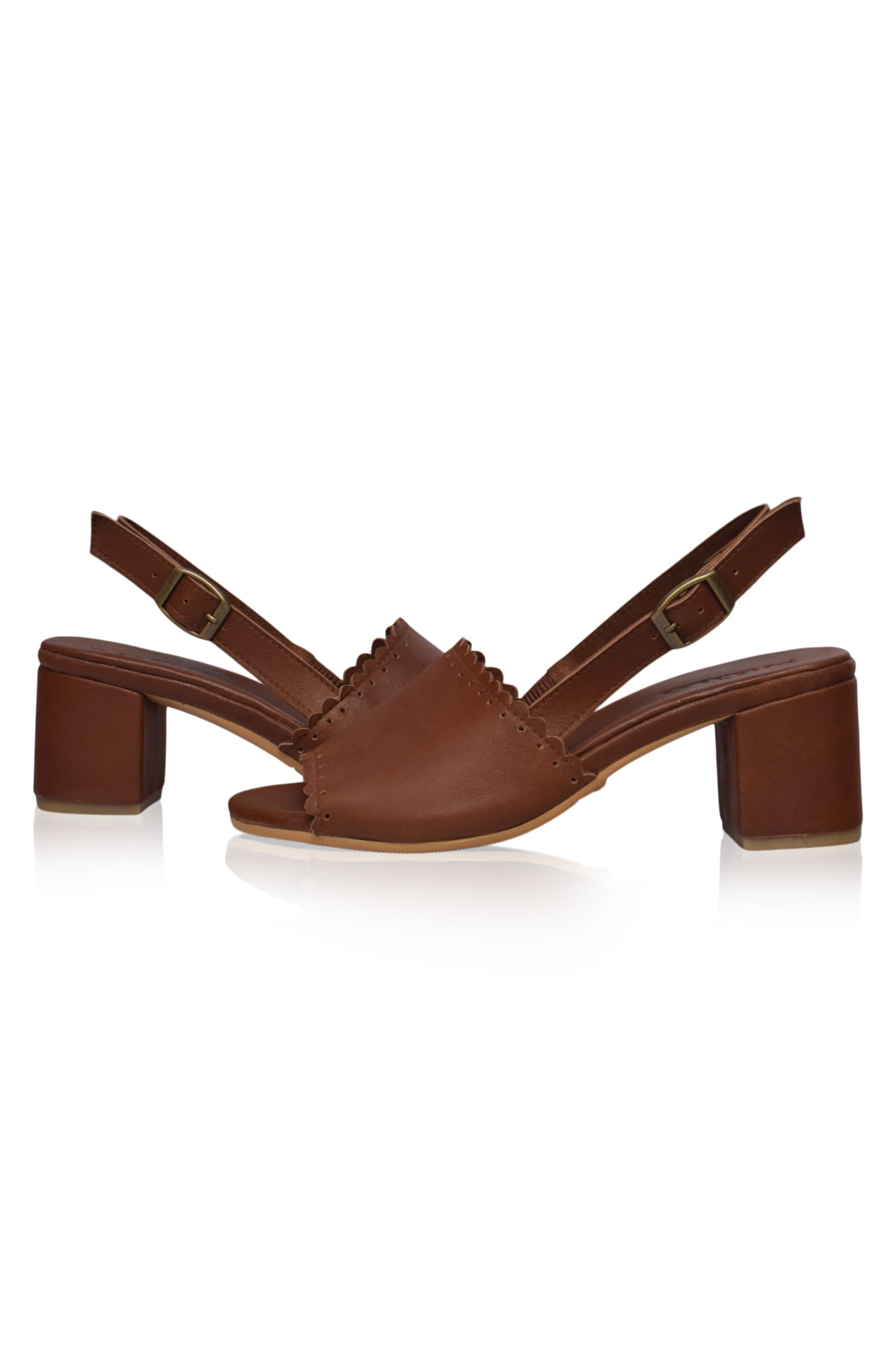 Amber Low Heel Sandals (Sz. 4)-3