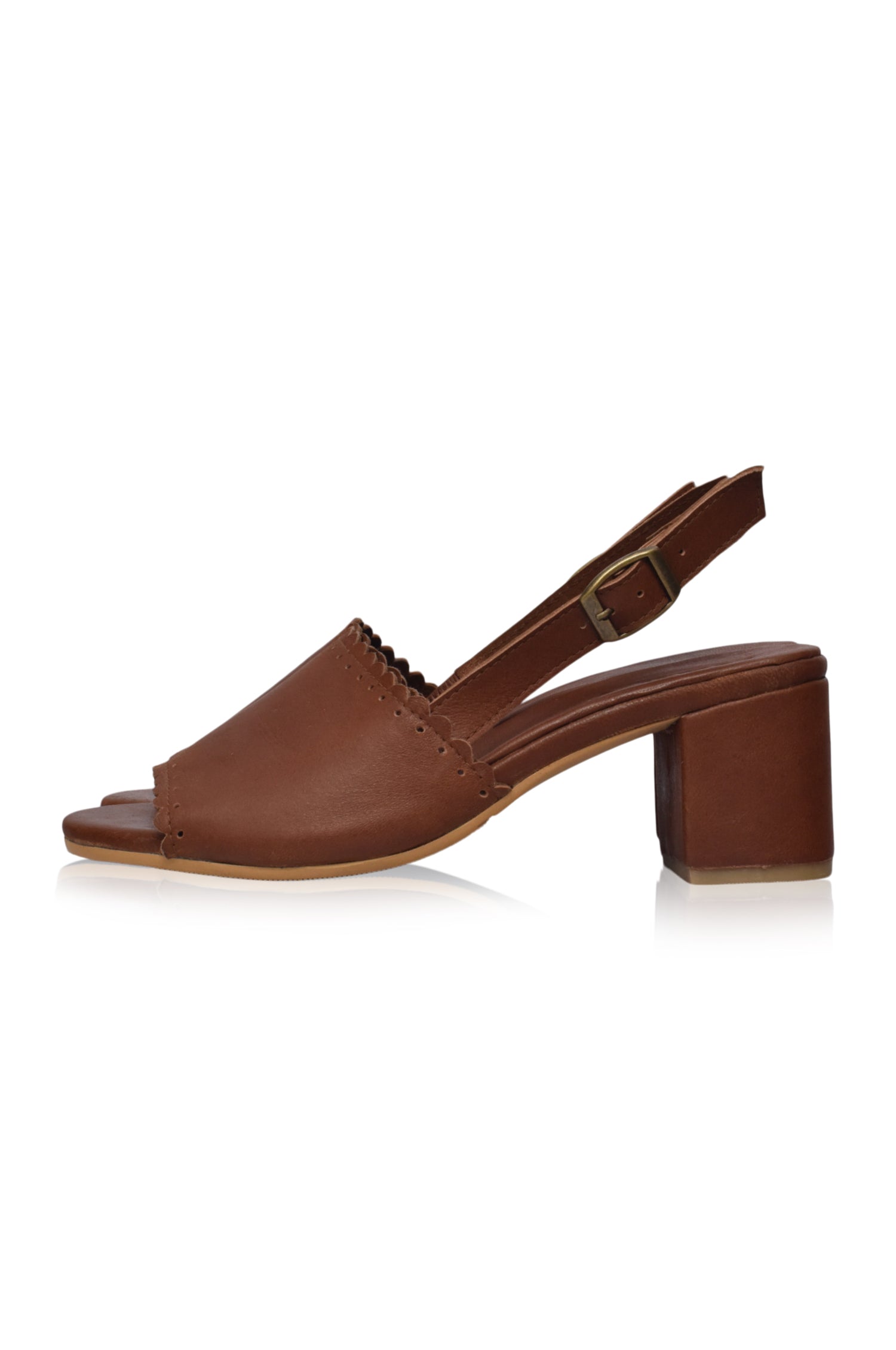 Amber Low Heel Sandals (Sz. 4)-1